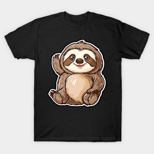 Happy Cute Sloth T-Shirt